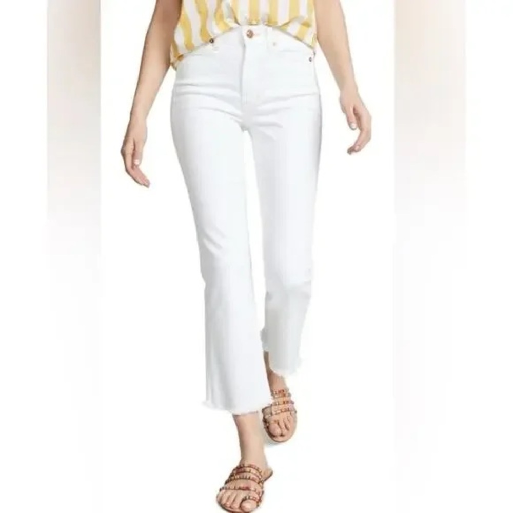 AYR Magnolia White Cropped Jeans Size 24
